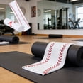 thumbnail image 4 of Baseball Pattern Cooling Towel, Quick Dry Sports Sweat Wipe for Gym, Running & Yoga, 31.5x11.8 Inch, Individually Packaged, 4 of 6