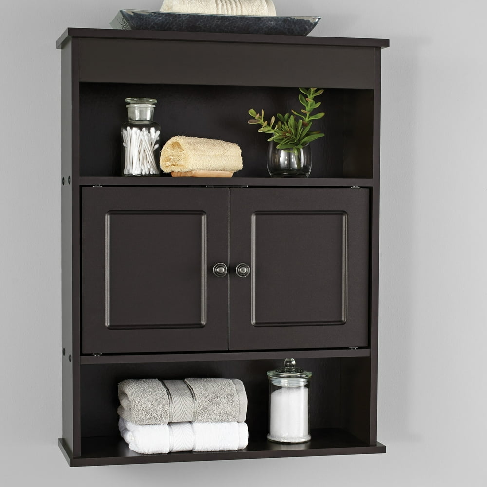 Mainstays Bathroom Wall Mounted Storage Cabinet With 2 Shelves