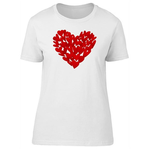 Hearts In Shape Of Hearts T-Shirt Women -Image by Shutterstock, Female Small
