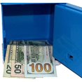 thumbnail image 3 of Hvops Super Electronic Bank, Bloqueo de código bancario para niños Juguete para bebés Bancos de monedas seguros Caja de ahorro de dinero Contraseña para niños (azul) kaili Sencillez, 3 of 5