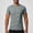Green, variant on Men's Outdoor Hiking Tee (M-3XL),Printed Reflective Short Sleeve Elastic Quick Dry Performance Top Beige Size 3XL