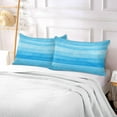 thumbnail image 5 of GZHJMY Blue Wood Plank Texture Pillowcase, Super Soft Pillow Shams Covers, Plush Cozy Pillow Cases with Zipper, 21" X 54"（390）, 5 of 6