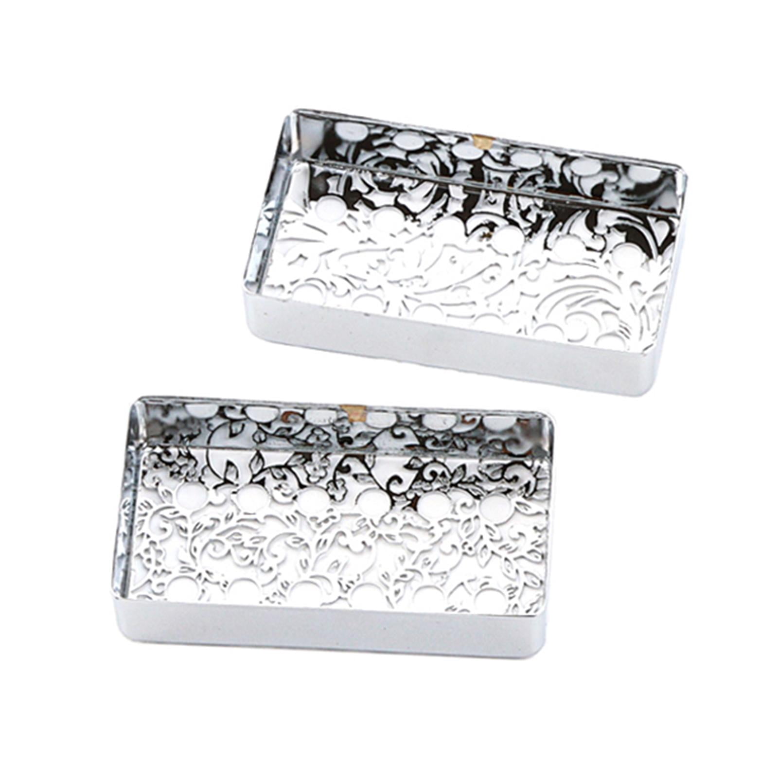 Rushawy 2 Pieces Electric Guitar Pickup Cover Humbucker Cover Supplies Kits for A