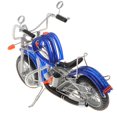 thumbnail image 4 of Modelo de motocicleta Baoblaze escultura de Metal 7.7x2.8x5.5inch azul, 4 of 8