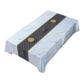 thumbnail image 1 of Waterproof Vinyl Tablecloths, Heavy Duty Oil Proof Spill Proof Plastic Table Cloth, Wipe Clean PVC Table Cover for Spring Indoor and Outdoor Use, 1 of 6