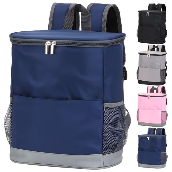 GASTROPOD Insulated Cooler Backpack Outdoor-Leak Proof Backpack Cooler 20 Cans,Waterproof Lightweight Cooler Bag for Travel Camping Beach Lunch (Navy)