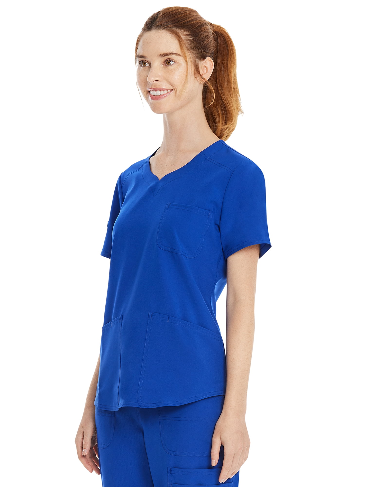 Scrubstar Women's Core Essentials Sweetheart V-Neck Scrub Top, Sizes XS-3L