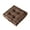 Brown, variant on Floor Pillow and Cushion, Thick Floor Cushion with Handles, Thick Square Seat Pad, Soft Velvet Tufted Seating Pouf, Corn Kernel Cushion, for Yoga Bench Rocking Chair Room Tatami Sofa