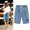 Blue, variant on Shorts for Women Shorts Women Summer High Waisted Pants Plus Size Shorts Lacing Beach Workout Pocket Five Point Pants Brown L