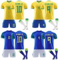 thumbnail image 4 of Conjunto de ropa de fútbol para niños y adultos, traje para hombre, camiseta de secado rápido para fitness al aire libre para mujer, 4 of 6