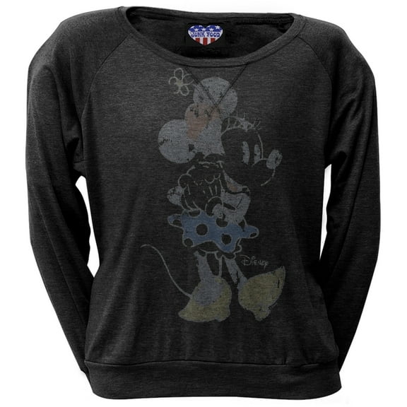 Minnie Mouse - Vintage Mouse Juniors Long Sleeve T-Shirt - Medium