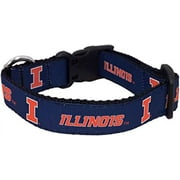College Dog Collar (X-Small, Illinois)