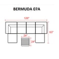 thumbnail image 3 of Bermuda 7 Piece Outdoor Wicker Patio Furniture Set 07a, 3 of 7