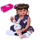 thumbnail image 1 of Decdeal 22 Pulgadas 55cm Reborn Baby Doll Silicona Cuerpo Completo, 1 of 5
