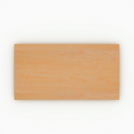 Cubespace 48" x 30" Universal Table Top, Solid One Piece Wooden Desktop, Tabletop for Standard & Sit to Stand Desk Frame, Counter Top for Home or Office, Maple