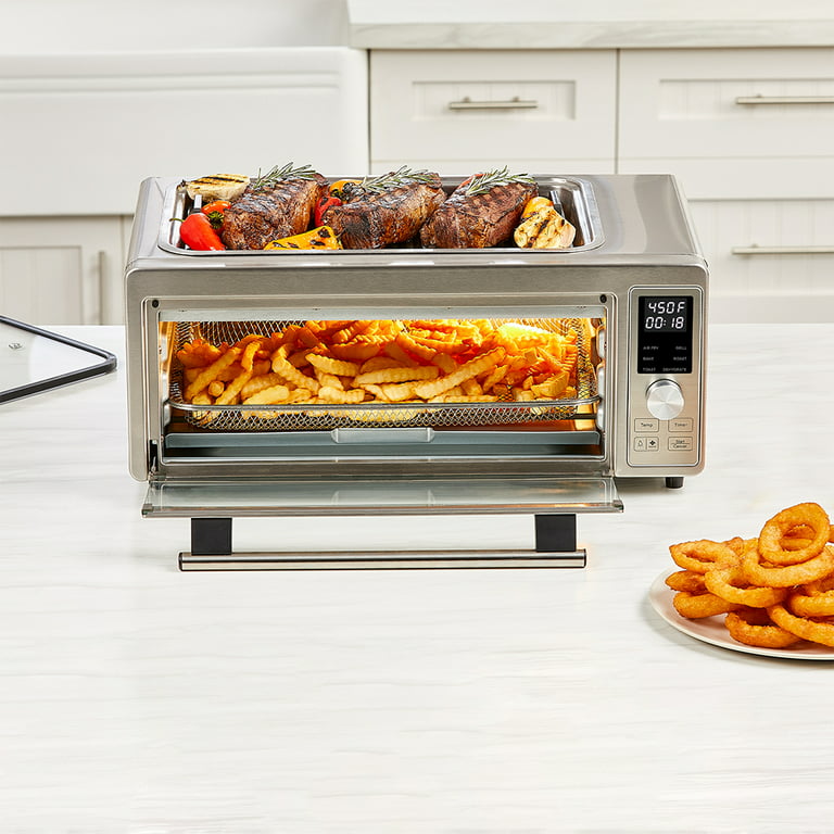 Emeril Lagasse Everyday 360 Air Fryer, 360° Quick Cook Technology, XL  capacity,12 Pre-Set Cooking Functions including Bake, Rotisserie. Broil,  Pizza