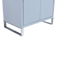 thumbnail image 5 of Fine Fixtures Opulence Collection 30 in. W x 18 in. D x 33 in. H Bathroom Vanity in Pastel Blue with White Ceramic Sink - Chrome hardware, 5 of 9