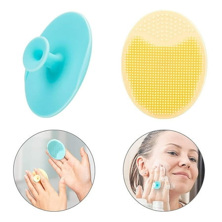 4 Pack Face Scrubber,soft Silicone Facial Cleansing Brush Face ...