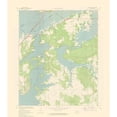 thumbnail image 3 of USGS 15x17 Black Modern Framed Museum Art Print Titled - Longtown Oklahoma Quad - USGS 1971, 3 of 5