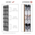 thumbnail image 2 of Over The Door Shoe Organizer 2 Pack,Mesh Pockets Hanging Shoe Rack Over The Door,Shoe Storage Closet, 2 of 7