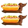thumbnail image 2 of Joernso Dachshund Tray Reusable Hot Dog Tray Dachshund Shaped Dish Tray Food Plate Dinner Tray for Sandwiches Snacks, 2 of 8