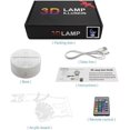 thumbnail image 5 of Lámpara de noche 3D de llama con 16 colores cambiantes, lámpara de mesa con ilusión de alpaca alimentada por USB con interruptor táctil y control remoto, luces de noche para mesita de noche, 5 of 5