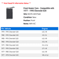 thumbnail image 2 of Front Heater Core - Compatible with 1977 - 1995 Chevy G20 1978 1979 1980 1981 1982 1983 1984 1985 1986 1987 1988 1989 1990 1991 1992 1993 1994, 2 of 2