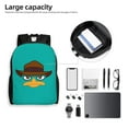 thumbnail image 6 of Perry The Platypus Backpack Fashion Casual Unisex Laptop Computer Daily Bookbag Cartoon School Hiking Work Business Travel Daypacks, 6 of 8
