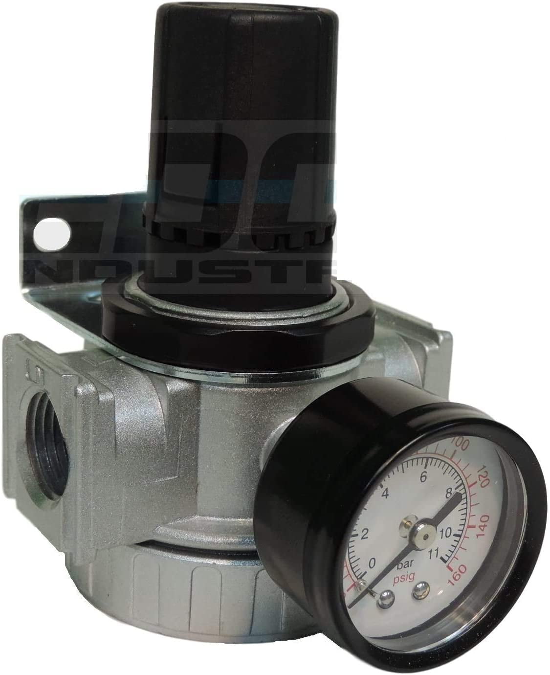 1/2" Air Pressure Regulator for Compressed Air Compressor w/ Gauge 