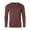 Maroon, variant on ZIMEGO Men’s Long Sleeve Athletic Fit V-Neck Activewear T-Shirt