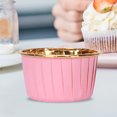 thumbnail image 4 of 100 piezas Cupcake Liners Muffin Cupcake Baking Cup Utensilios para hornear de cocina (oro rosa) Hugtrwg Libre de BPA, 4 of 6