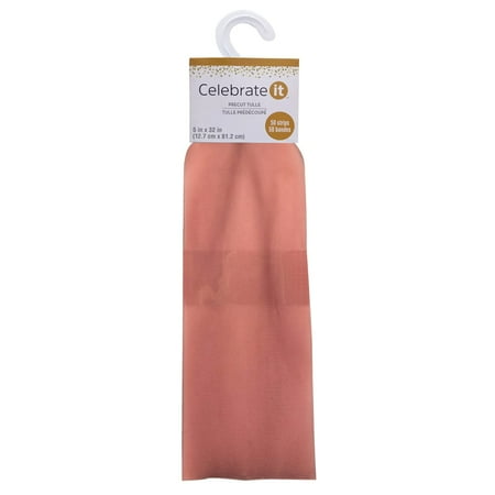 UPC: 0191518819175 | Blush Pre-Cut Tulle Strips by Celebrate It™