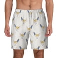thumbnail image 2 of Goofa Funny Chicken Printed Men's Swim Trunks Board Shorts Quick Dry Mens Swimming Trunks with Compression Liner,Breathable Fit Hawaii Beach Shorts-Large, 2 of 9
