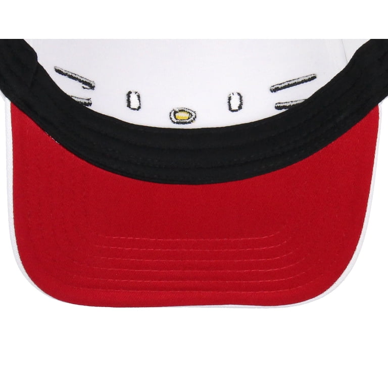 Hello Kitty Embroidered Face And Whiskers Design Adult OSFM  display picture 2