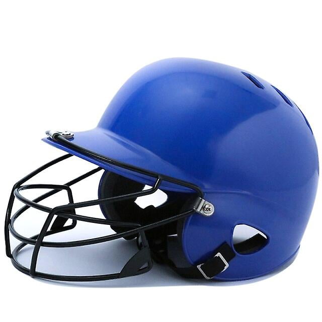 Casco profesional de béisbol Softball Cather Casco de bateo de doble vuelta - Azul Kuyhfg Bienvenido a Kuyhfg