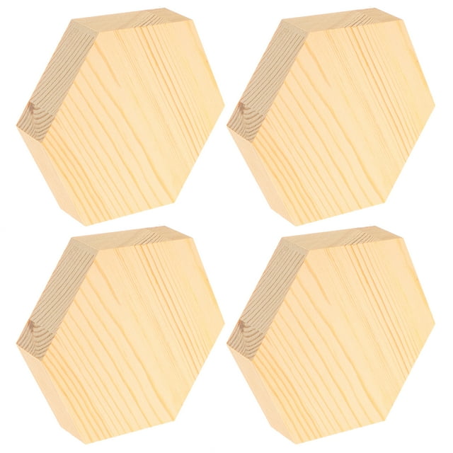 Shisuyan Wood Decor for Dining Room Beige Synthetic Material 4Pcs