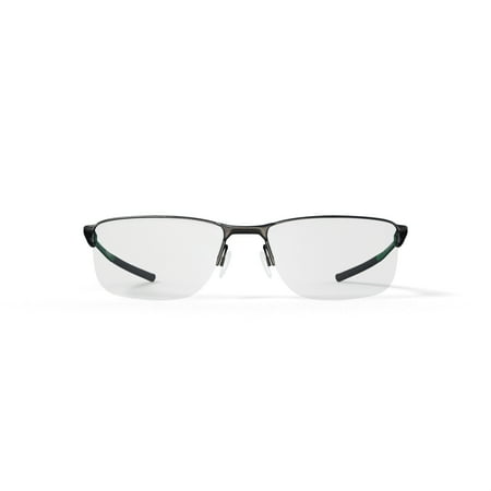 Oakley Unisex Rectangular Socket 5.5 Metal Eyeglasses, Satin Pewter, 56mm