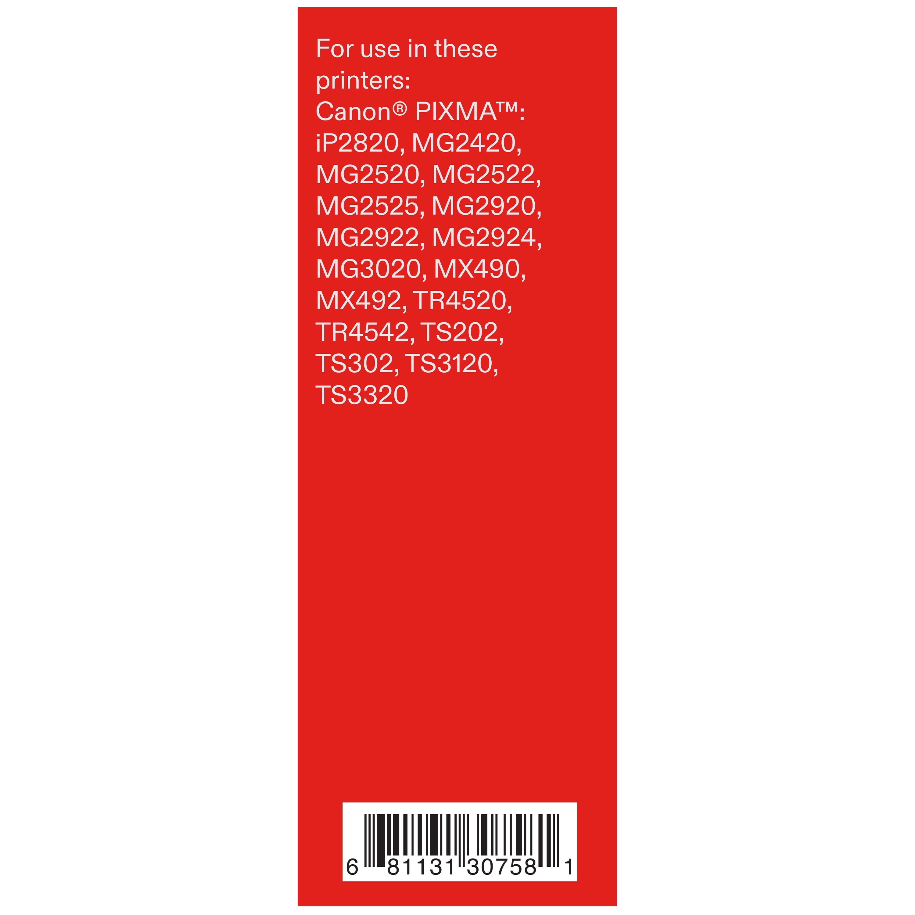 onn Canon PG-245XL/CL-246XL High Yield Black and Color, 2 Pack Ink Cartridge(Remanufactured)