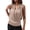 Champagne, variant on Women's Cowl Neck Shirt Drape Ruched Front Sleeveless Elegant Overlap Collar Tank Blouse Shirts Top Blue XL