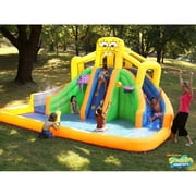 SpongeBob Double Slide Mega Fun Water Park with Canon