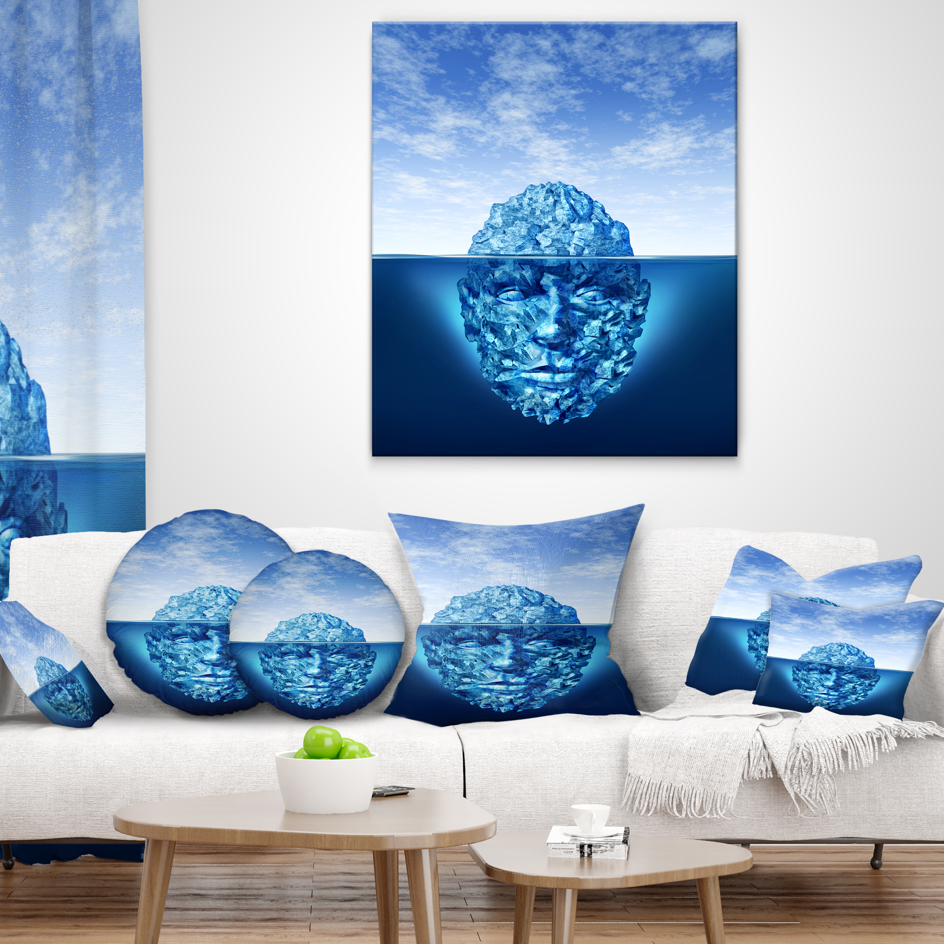Designart Exploration and Discovery - Abstract Throw Pillow - 18x18