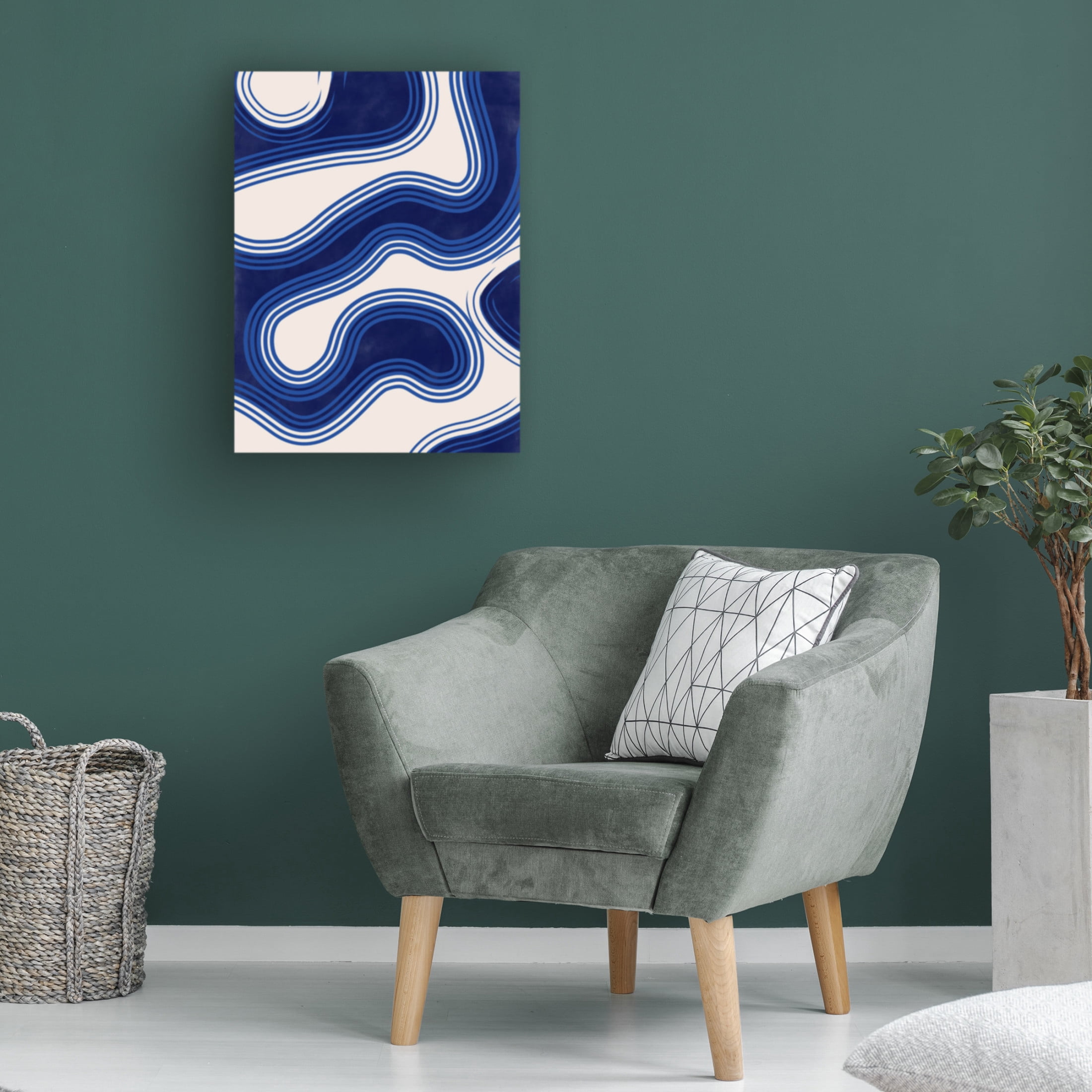 Trademark Fine Art Elena Ristova Indigo6 Canvas Wall Art