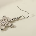 thumbnail image 5 of Pendientes Elegantes Aretes Copo Nieve, 5 of 5