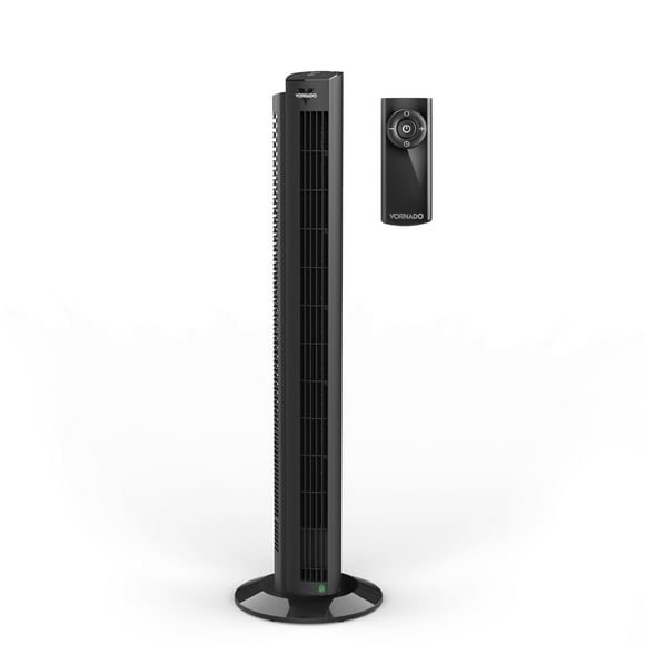 Ventilador de torre Vornado OZI42DC con control remoto y temporizador negro