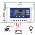 thumbnail image 2 of FLhrweasw Controlador Carga Solar 12V24V PWM Panel LCD USB Regulador Batería (30A), 2 of 9
