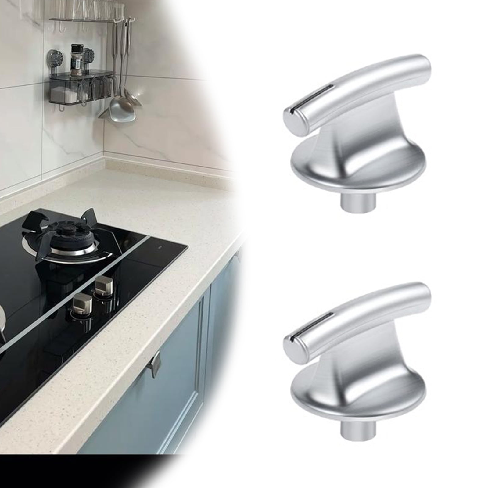 5 Pack Cooker Handle Replacement, Control Knobs for Smooth Flame Regulation & Stove Repair