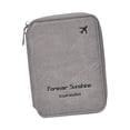 thumbnail image 3 of Funda protectora ligera para pasaporte, ideal para viajes, desplazamientos y compras. Gris, 3 of 8