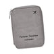 thumbnail image 3 of Funda protectora ligera para pasaporte, ideal para viajes, desplazamientos y compras. Gris, 3 of 8