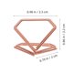 thumbnail image 2 of Nestingho 10Ud Tarjetas De Metal Oro Rosa Para Escritorio Con Y Uso, 2 of 8
