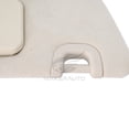 thumbnail image 5 of Right Passenger Side Sunvisor Beige For Tesla Model S 2012 2013 2014 2015 2016 2017 2018 2019 2020, 5 of 11